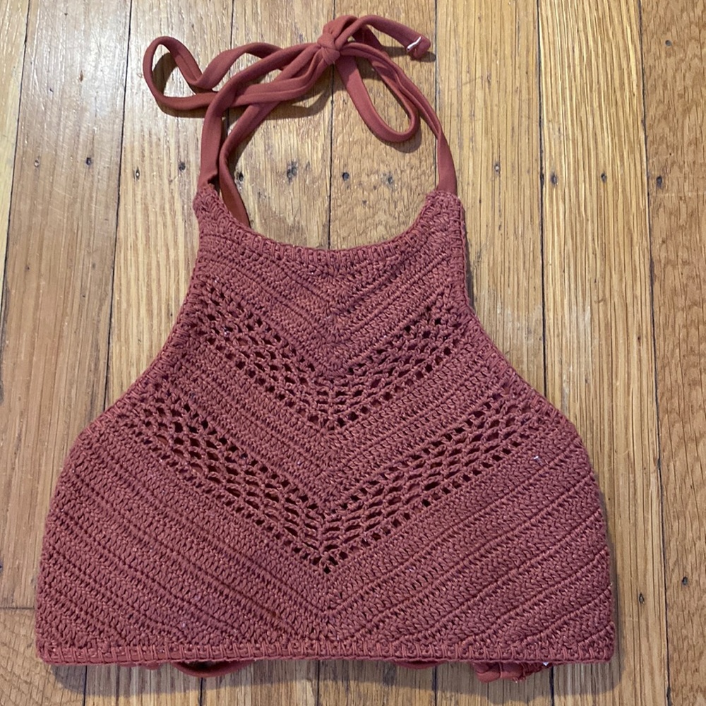 crocheted bikini top